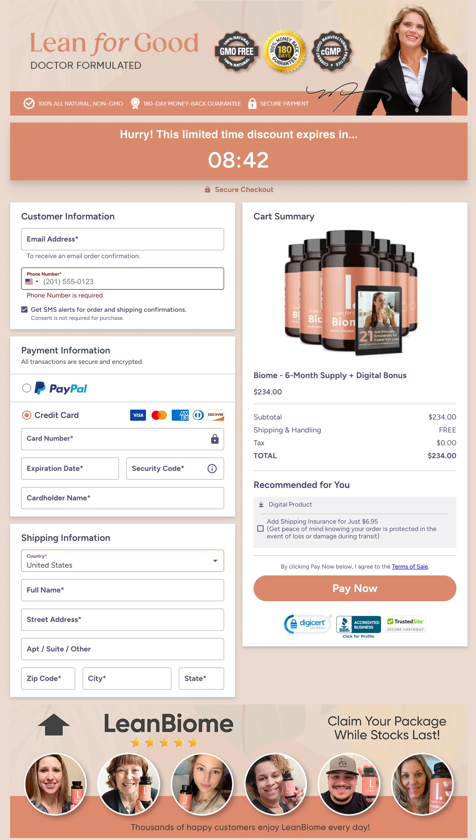leanbiome-order-page